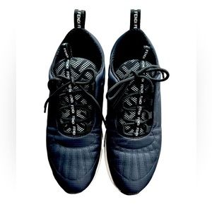 Fendi Blue Technical Fabric FFreedom Lace Up Sneakers - Size 39 (US 9)